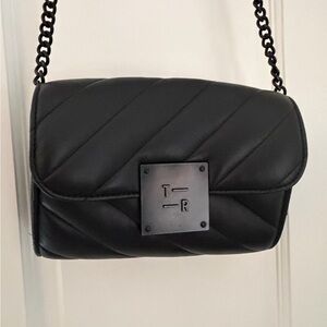 THINK ROYLN Black Quilted Crossbody Bag
